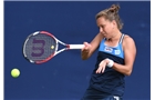 BIRMINGHAM, ENGLAND - JUNE 11: Barbora Zahlavova Strycova of Czech Republic returns a shot against Lucie Safarova of Czech Republic on day three of the Aegon Classic at Edgbaston Priory Club on June 11, 2014 in Birmingham, England. (Photo by Tom Dulat/Getty Images)